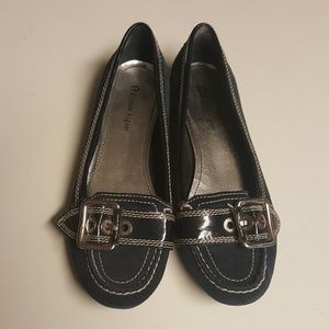 Etienne Aigner flats - loafer style - blue